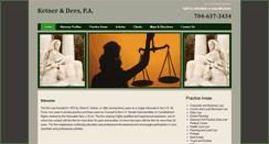 Desktop Screenshot of ketner-law.com