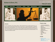 Tablet Screenshot of ketner-law.com